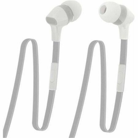 DOOMSDAY Case Logic Earbuds 2 Toned with Integrated Microphone, White & Grey DO3245921